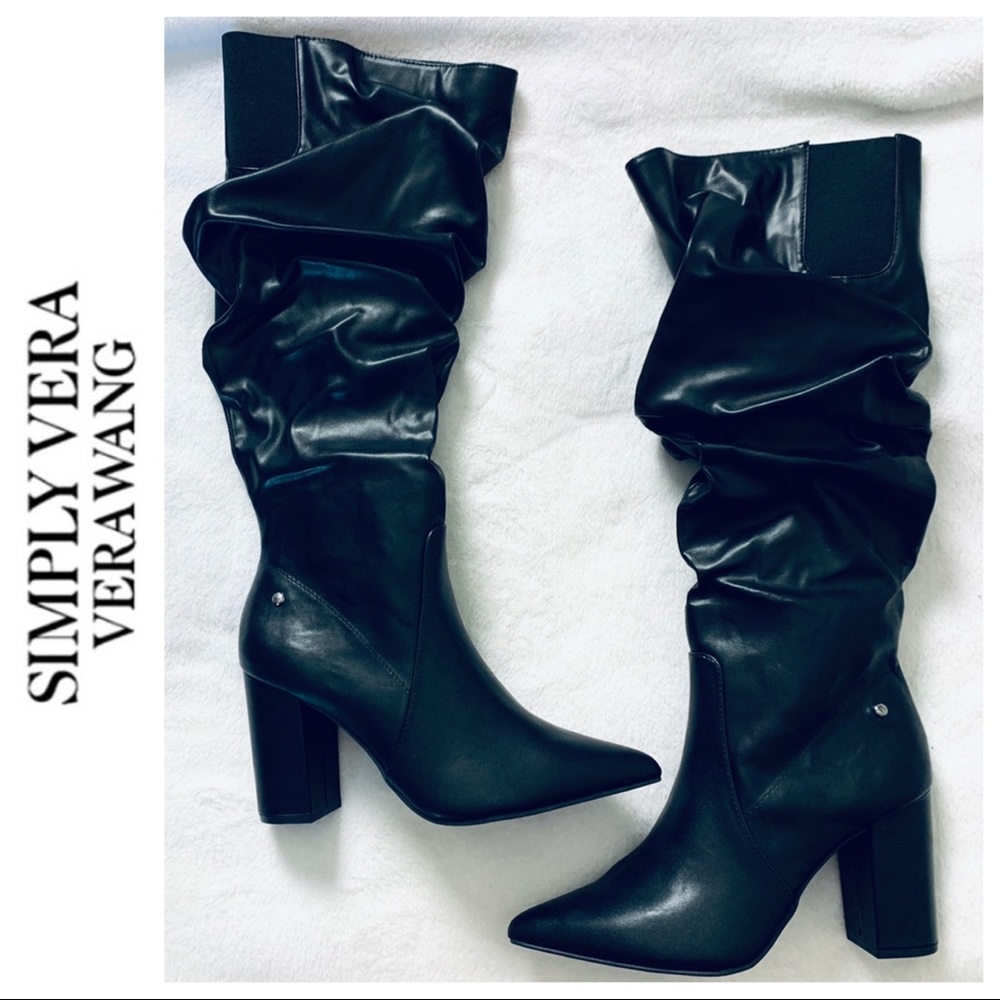 NEW Simply VERA WANG Slouchy High Heel BOOTS